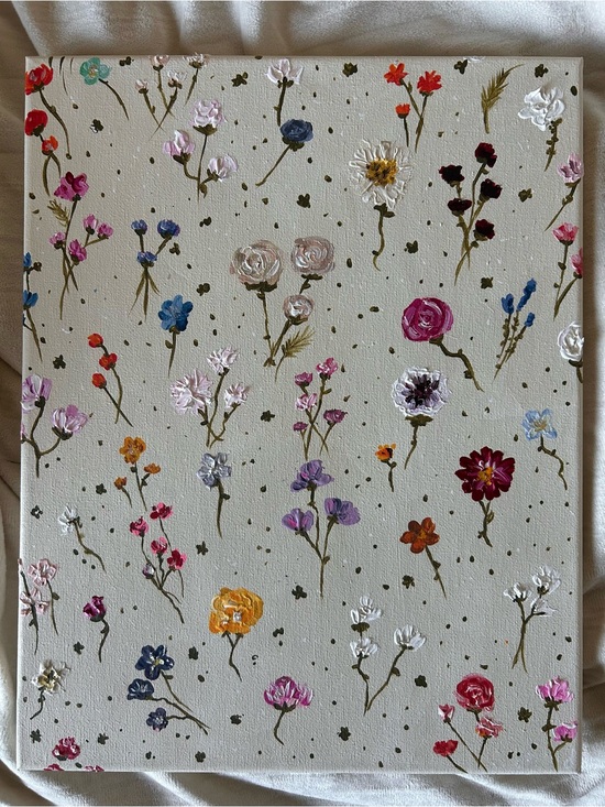 Other - Wildflower Painting on Canvas